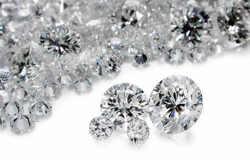 Un montón de diamantes