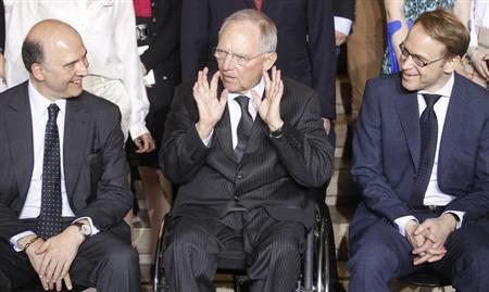 Los ministros de Francia y Alemania y el presidente del Bundesbank