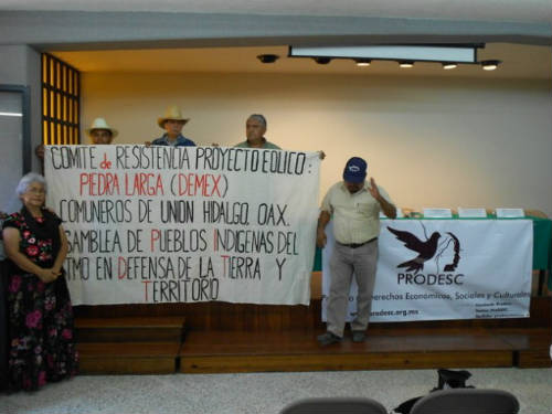 Indígenas zapotecos denuncian proyecto eólico