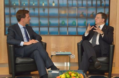 Mark Rutte y Barroso