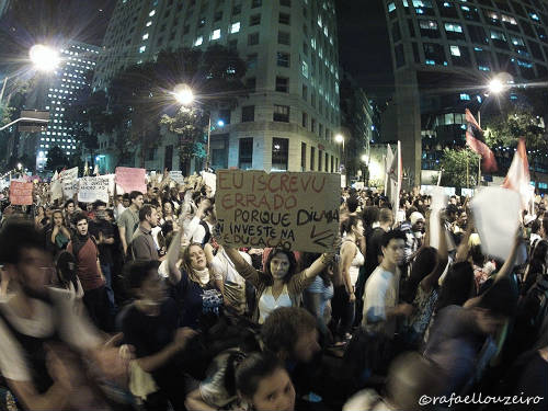 Protestas en Río de Janeiro