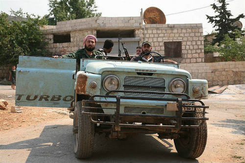 Soldados rebeldes sirios