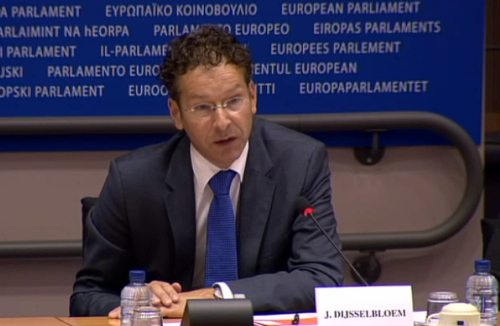 El presidente del Eurogrupo contesta las preguntas de los eurodiputados
