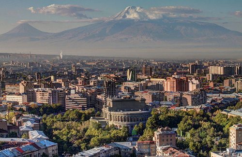 Vista general de Erevan