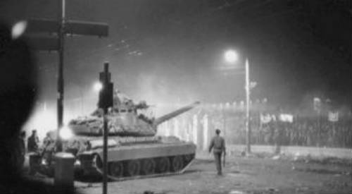 Grecia tanque en Atenas en 1973