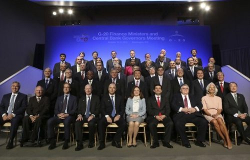 Foto de los ministros de economía del G20
