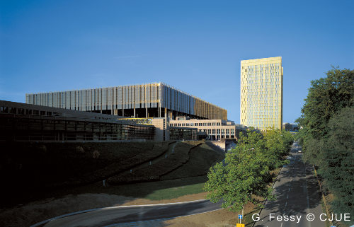 Edificio del Tribunal de Justicia de la UE en Luxemburgo