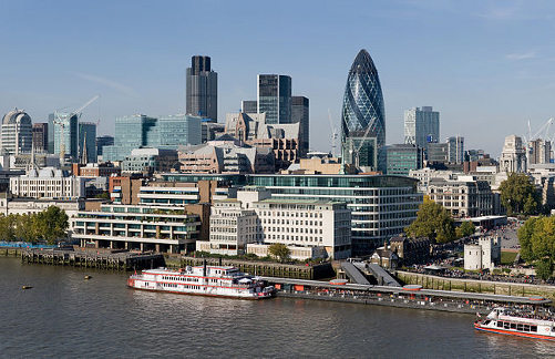 Panorama de la City de Londres