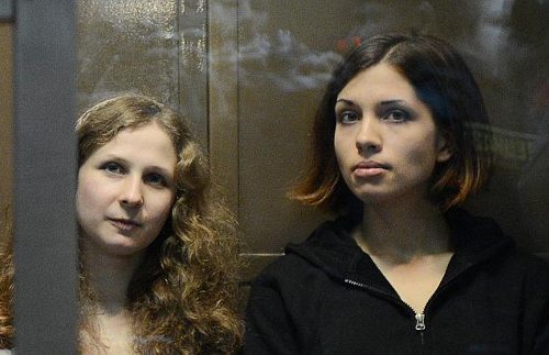 Las dos integrantes de Pussi Riot encarceladas
