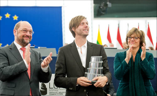 Ganador del Premio Lux 2013 felicitado en el PE