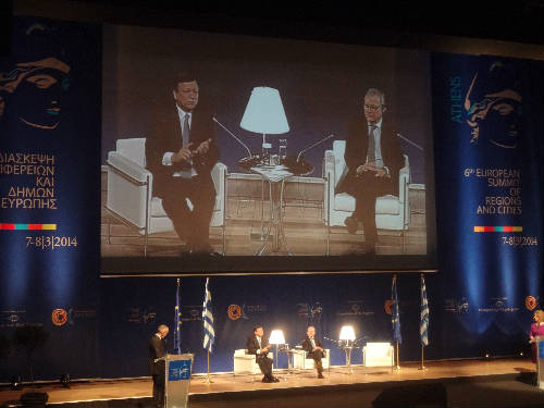 Barroso y Valcárcel en debate en Atenas 2014