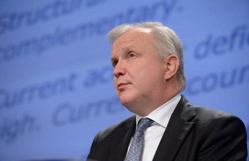 Ollie Rehn en la rueda de prensa