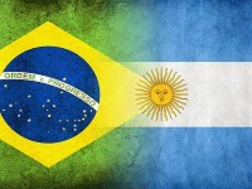 Bandera brasileña-argentina 