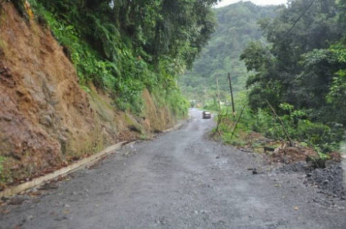 Carretera en Dominica