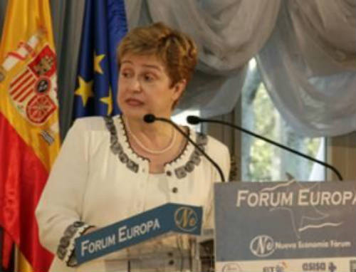 Kristalina Georgieva en el Forum Europa