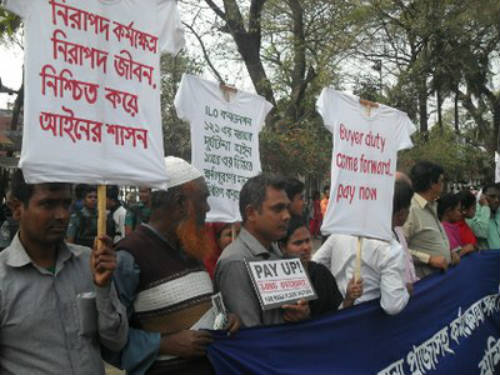 Manifestación en Bangladesh