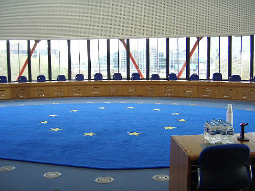 Sala del Tribunal Derechos Humanos TEDH