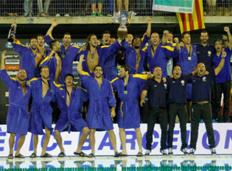 CNAB, celebrando campeonato de Europa de Waterpolo
