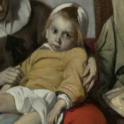 Niño enfermo, Gabriel Metsu (Rijksmuseum)