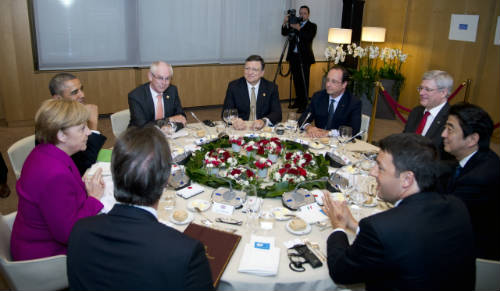 Cena del G-7 / Foto: CE