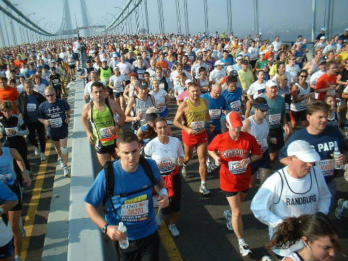 New York marathon Verrazano bridge