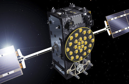  uno de los satélites Galileo en el espacio