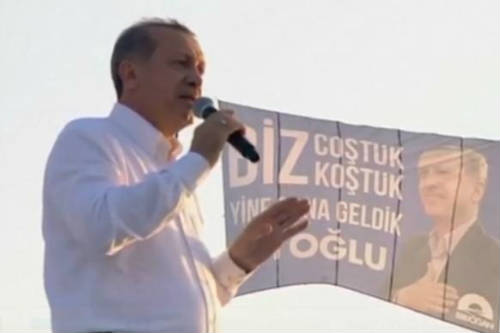 Erdogan en campaña electoral