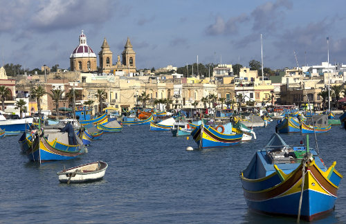 Malta, panorama del puerto