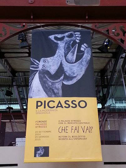Cartel muestra Picasso en Florencia