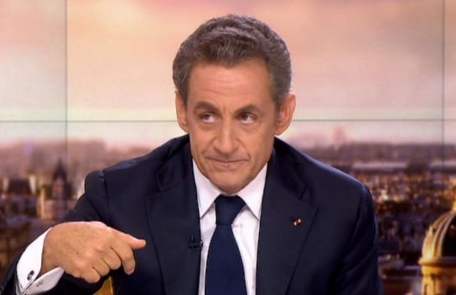 Sarkozy durante la entrevista