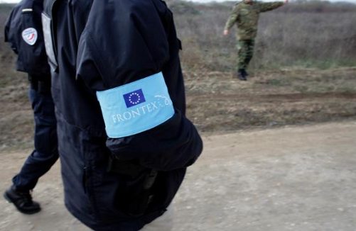 Una patruya de Frontex