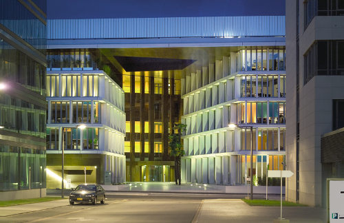 Edificio de uno de los bancos de Luxemburgo