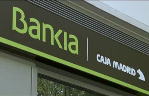 Fachada de una sucursal de Bankia