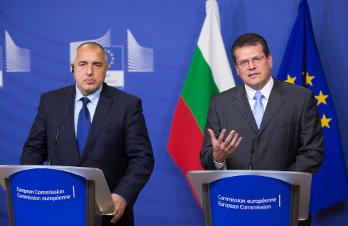 Boyko Borissov y Maros Sefkovic