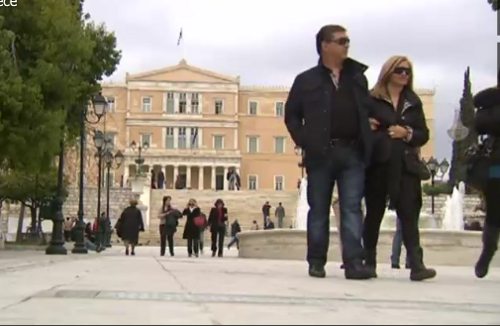 Atenas, delante del Parlamento