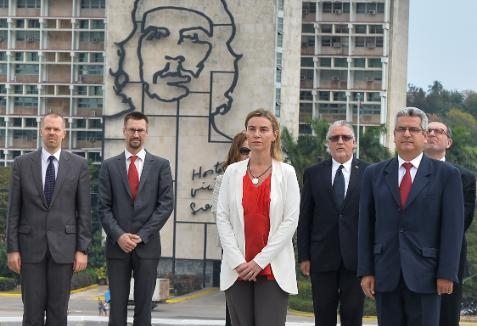 Federica Mogherini en La Habana