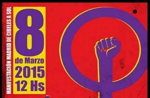 Cartel de la manifestación en Madrid