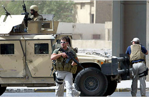 Soldados de Blackwater en Iraq