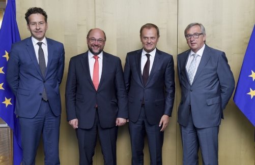 Los cinco presidentes de la UE