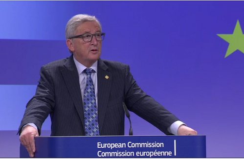 Jean-Claude Juncker en rueda de prensa